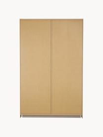 Schwebetürenschrank Mia, 2-türig, Holzwerkstoff aus heimischen Hölzern aus nachhaltiger Forstwirtschaft, beschichtet, Grau, B 135 x H 210 cm