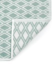 Lot de serviettes de bain réversibles Ava, 3 élém., 100 % coton
Grammage intermédiaire 550 g/m², Vert menthe, blanc crème, Lot de différentes tailles