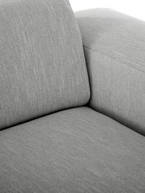 Sofa Melva (3-Sitzer) in Grau, Bezug: Polyester Der hochwertige, Gestell: Massives Kiefernholz, Spa, Webstoff Grau, B 240 x T 101 cm