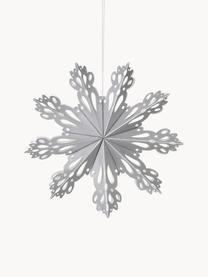 Baumanhänger Snowflake, 2 Stück, Papier, Silberfarben, Ø 15 cm