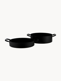 Cazuela Eat, Aluminio recubierto, Negro mate, Ø 36 x Al 12 cm