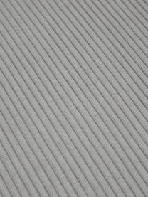 Canapé 3 places en velours côtelé Melva, Velours côtelé gris, larg. 198 x prof. 101 cm