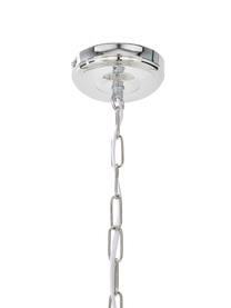 Lampadario a soffitto in vetro Empire, Paralume: vetro, Struttura: acciaio cromato, Baldacchino: acciaio cromato, Cromo, trasparente, Ø 48 x Alt. 43 cm