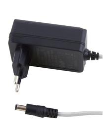 Dimbare LED bureaulamp Stay, Lampenkap: aluminium, Lampvoet: aluminium, kunststof, Grijs, Ø 20 x H 45 cm