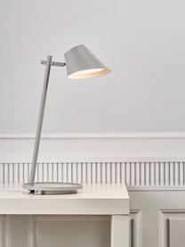 Lampa biurkowa LED z funkcją przyciemniania Stay, Szary, Ø 20 x W 45 cm