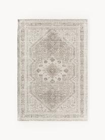 Tapis en chenille vintage Mahdi, 66 % polyester (certifié GRS), 34 % laine (certifié RWS), Tons beiges, larg. 120 x long. 180 cm (taille S)