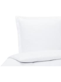 Housse de couette en satin de coton Premium, Blanc, larg. 140 x long. 200 cm