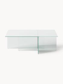 Mesa de centro de vidrio Anouk, Vidrio, Transparente, An 102 x Al 63 cm
