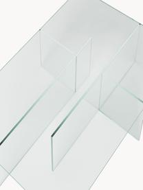 Glazen salontafel Anouk, Glas, Transparant, B 102 x H 63 cm