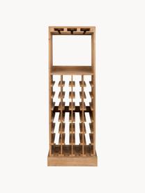 Licorera en madera de roble Claude, para 28 botellas, Estantería: madera de roble maciza, Madera de roble, An 44 x Al 119 cm