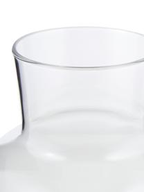 Marmor-Windlicht Lindon, Glas, Marmor, Schwarz, marmoriert, Transparent, Ø 13 x H 22 cm