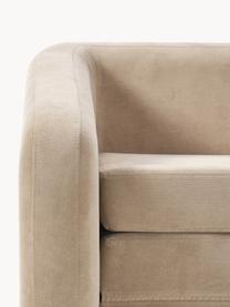 Sillón cama Eliot, Tapizado: 88% poliéster, 12% nylon , Patas: plástico, Tejido beige, An 100 x F 94 cm