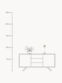 Mobile LED-Tischlampe Poldina, dimmbar, Hellbeige, matt, Ø 11 x H 38 cm