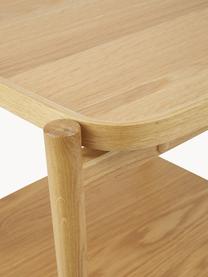 Tavolino in legno di quercia Tony, Struttura: legno massiccio di querci, Legno di quercia, Larg. 49 x Alt. 50 cm
