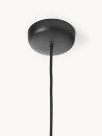 Kleine bolvormige hanglamp Ball, Lampenkap: gecoat metaal, Lichtroze, Ø 18 x H 16 cm