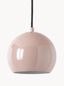 Malé závěsné svítidlo ve tvaru koule Ball, Světle růžová, Ø 18 cm, V 16 cm