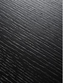 Mesa de comedor extensible Verona, Tablero: tablero de fibras de dens, Negro, latón, An 180-230 x F 105 cm