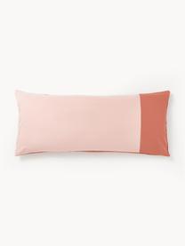 Funda de almohada de algodón Harvey, Rojo, rosa, An 45 x L 110 cm