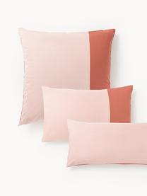 Funda de almohada de algodón Harvey, Rojo, rosa, An 45 x L 110 cm