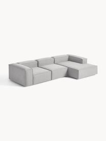 Sofá rinconera modular Lennon, Tapizado: 100% poliéster Alta resis, Estructura: madera contrachapada de p, Patas: plástico Este producto es, Tejido gris, An 327 x F 180 cm, chaise longue izquierda