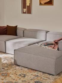 Sofá rinconera modular Lennon, Tapizado: 100% poliéster Alta resis, Estructura: madera contrachapada de p, Patas: plástico Este producto es, Tejido gris, An 327 x F 180 cm, chaise longue izquierda