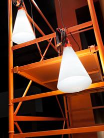 Tischlampe Mayday, Kunststoff, Orange, Weiß, Ø 23 x H 55 cm