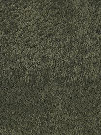 Taburetka z plyšového buklé Alba, Plyšová buklé tmavozelená, Š 130 x H 62 cm