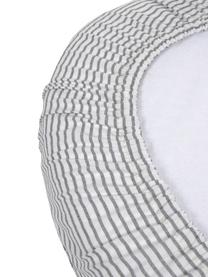 Lenzuolo con angoli in cotone biologico a righe per bambini Nahima, 100% cotone biologico, certificato GOTS
Le lenzuola in cotone sono piacevolmente morbide sulla pelle, assorbono bene l'umidità e sono adatte a chi soffre di allergie, Grigio, bianco, Larg. 40 x Lung. 75 cm