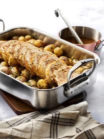 Bandeja horno de acero inoxidable Affinity, Acero inoxidable, aluminio, Plateado, An 28 x L 41 cm