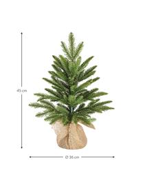 Albero di Natale artificiale Brewer, Materiale sintetico, Verde, Ø 36 x Alt. 45 cm