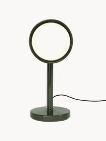 Grande lampe à poser artisanale Ceramique Side, Céramique, Vert foncé, Ø 21 x haut. 50 cm