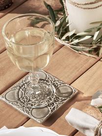 Copas de vino con relieve con relieve Lousanne, 6 uds., Vidrio, Transparente, Ø 9 x Al 17 cm, 310 ml