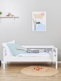 Kinderbett Eco Comfort aus Kiefernholz, 70 x 160 cm, Massives Kiefernholz, FSC-zertifiziert, Schichtholz, Kiefernholz, weiss lackiert, B 70 x L 160 cm