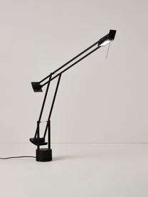 Lampa stołowa Tizio, Stelaż: aluminium powlekane, Czarny, S 78 x W 66 cm