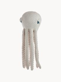 Cuscino in peluche fatto a mano Octopus, alt 55, Parte inferiore: pelliccia sintetica (100%, Bianco latte, beige chiaro, Larg. 23 x Alt. 55 cm