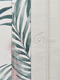 Povlak na polštář z bavlněného saténu Elliana, 2 ks, Béžová, růžová, zelená, Š 40 cm, D 80 cm