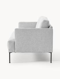 Sofa Fluente (3-Sitzer), Bezug: 100 % Polyester Der strap, Gestell: Massives Kiefernholz, Bir, Webstoff Hellgrau, B 196 x T 85 cm