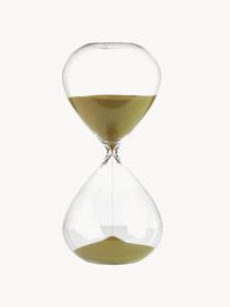 Reloj de arena de vidrio Ball, 90 min., Recipiente: vidrio, Dorado, Ø 14 x Al 30 cm