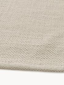 Ręcznie tkany dywan z bawełny Bo, 100% bawełna, Odcienie beżowego, czarny, S 120 x D 170 cm (Rozmiar S)