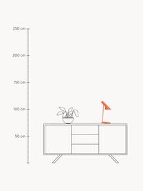 Lámpara de escritorio AJ, tamaños diferentes, Lámpara: acero recubierto, Cable: plástico, Naranja, An 25 x Al 43 cm