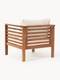 Garten-Lounge-Set Bo, 4-tlg., Webstoff Beige, Akazienholz, Set mit verschiedenen Grössen