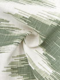 Fundas de cojines de algodón Hasan, 2 uds., 100% algodón, Verde, blanco, An 30 x L 50 cm, An 40 x L 40 cm