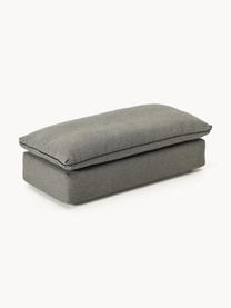 XL-Hocker Felix, Bezug: 100 % Polyester Der strap, Gestell: Massives Kiefern- und Fic, Füße: Kunststoff Dieses Produkt, Webstoff Dunkelgrau, B 140 x T 60 cm