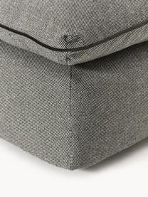 XL-Hocker Felix, Bezug: 100 % Polyester Der strap, Gestell: Massives Kiefern- und Fic, Webstoff Dunkelgrau, B 140 x T 60 cm