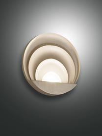 Applique a LED Sunrise, Lampada: metallo verniciato, Dorato, Ø 26 x Prof. 7 cm