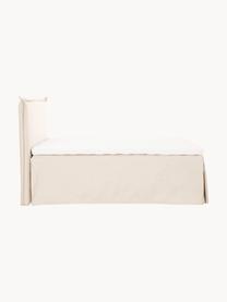Premiová kontinentální postel Violet, Krémově bílá, Š 140 cm, D 200 cm, stupeň tvrdosti H2