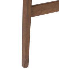 Dřevěný psací stůl s rýhovaným čelem Barbier, Ořechové dřevo, Š 110 cm, V 85 cm