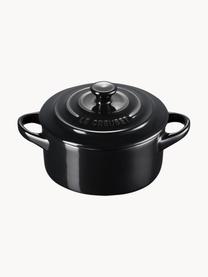 Potje Cocotte Mini, Keramiek, Zwart, Ø 10 cm, H 8 cm, 250 ml