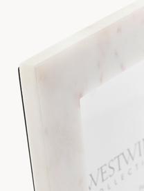Marmor-Bilderrahmen Lugano, verschiedene Grössen, Rahmen: Marmor, Rückseite: Mitteldichte Holzfaserpla, Weiss, marmoriert, 10 x 15 cm
