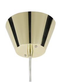 Kleine hanglamp Gatsby, Messingkleurig, Ø 18 x H 22 cm